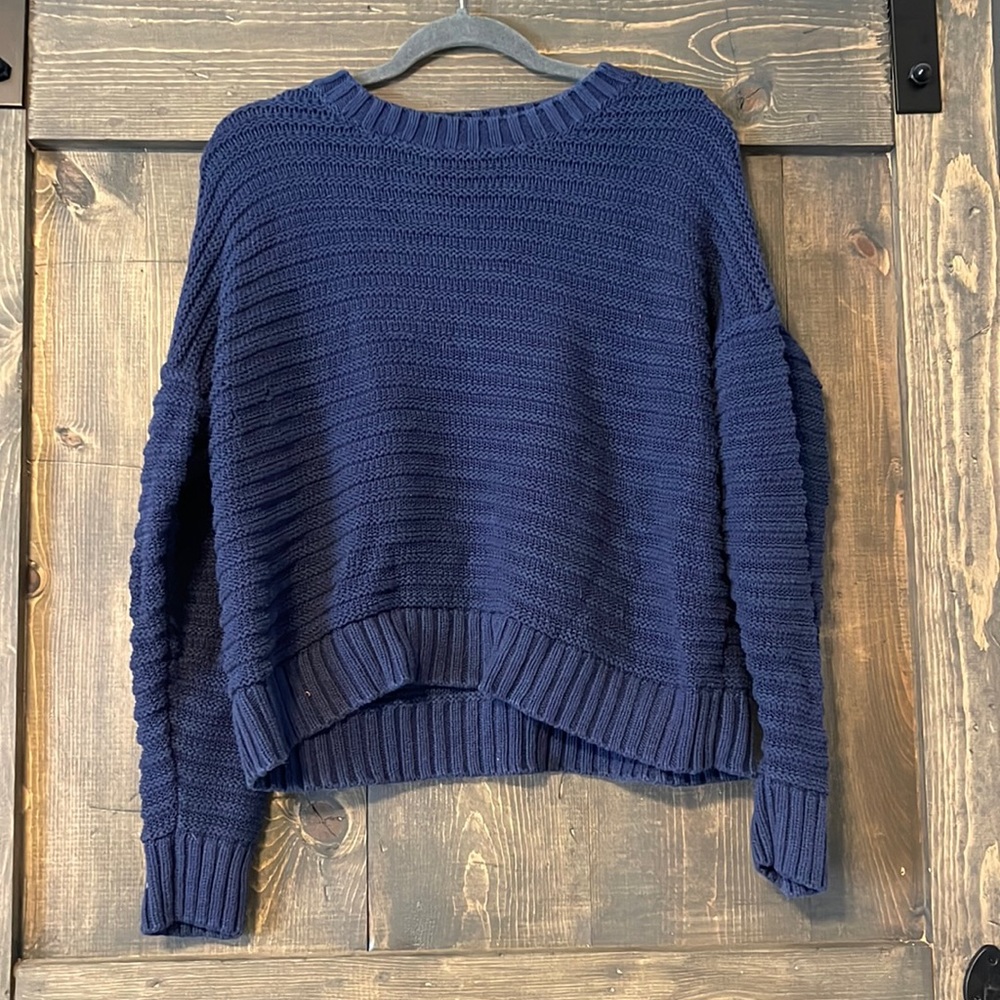 Blue Knit Sweater